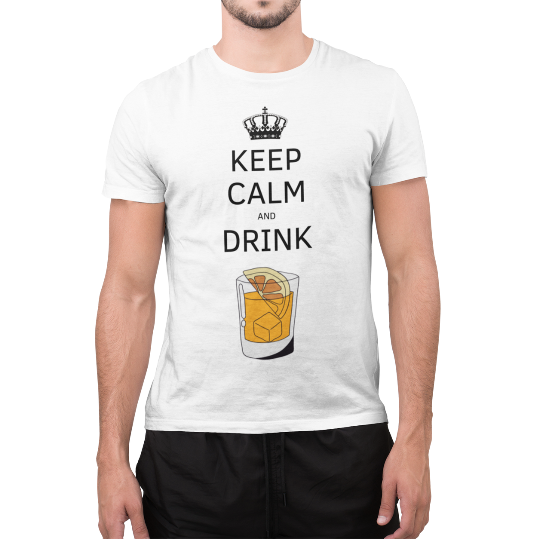 Maglietta Uomo "Keep calm and drink"