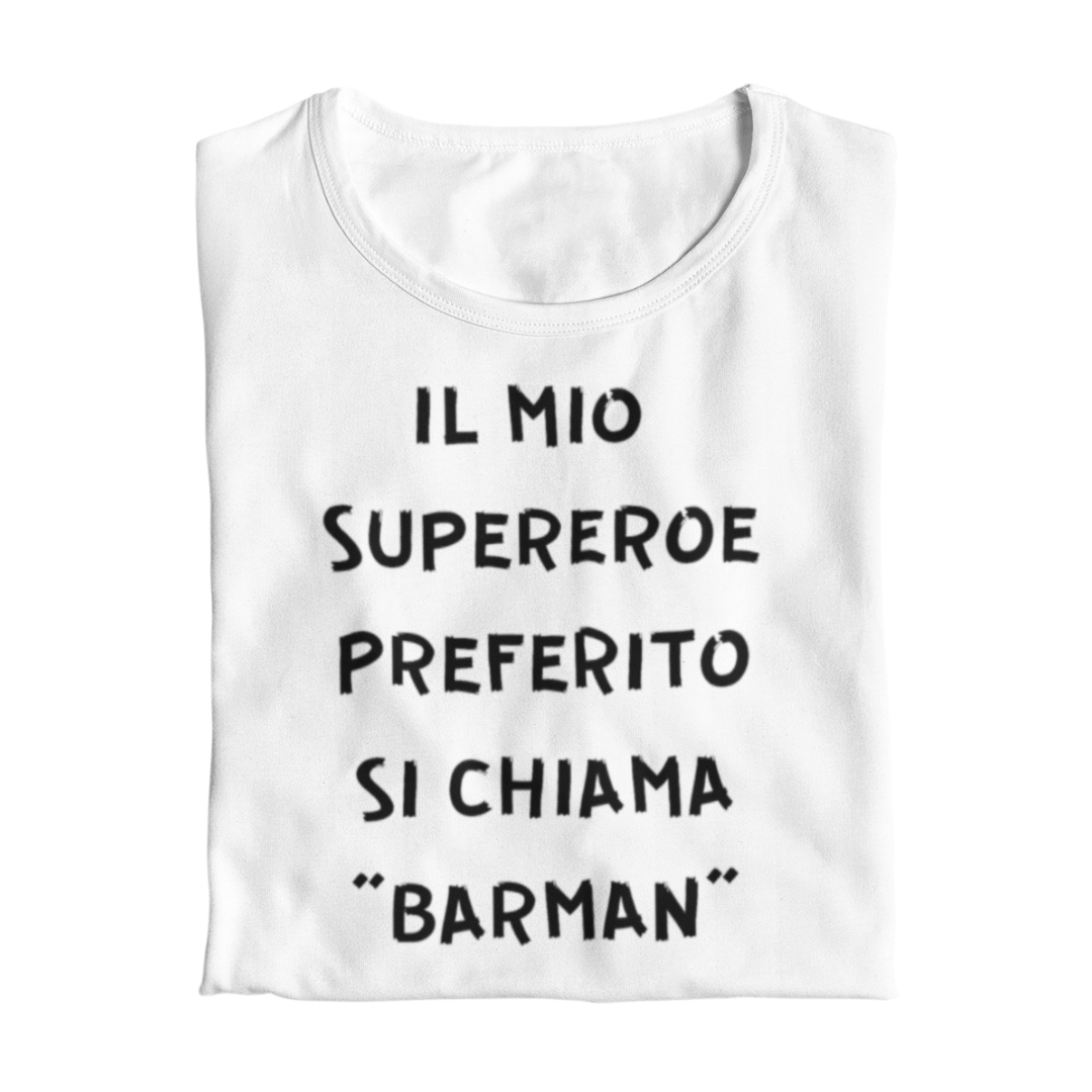 Maglietta Donna "Il mio supereroe preferito"