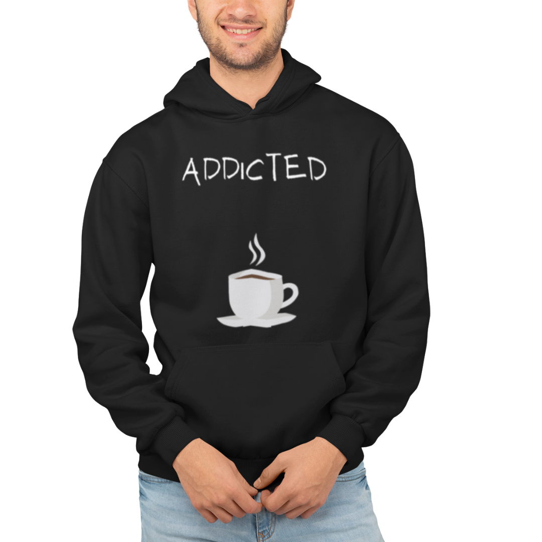 Felpa con Cappuccio Uomo "Addicted"
