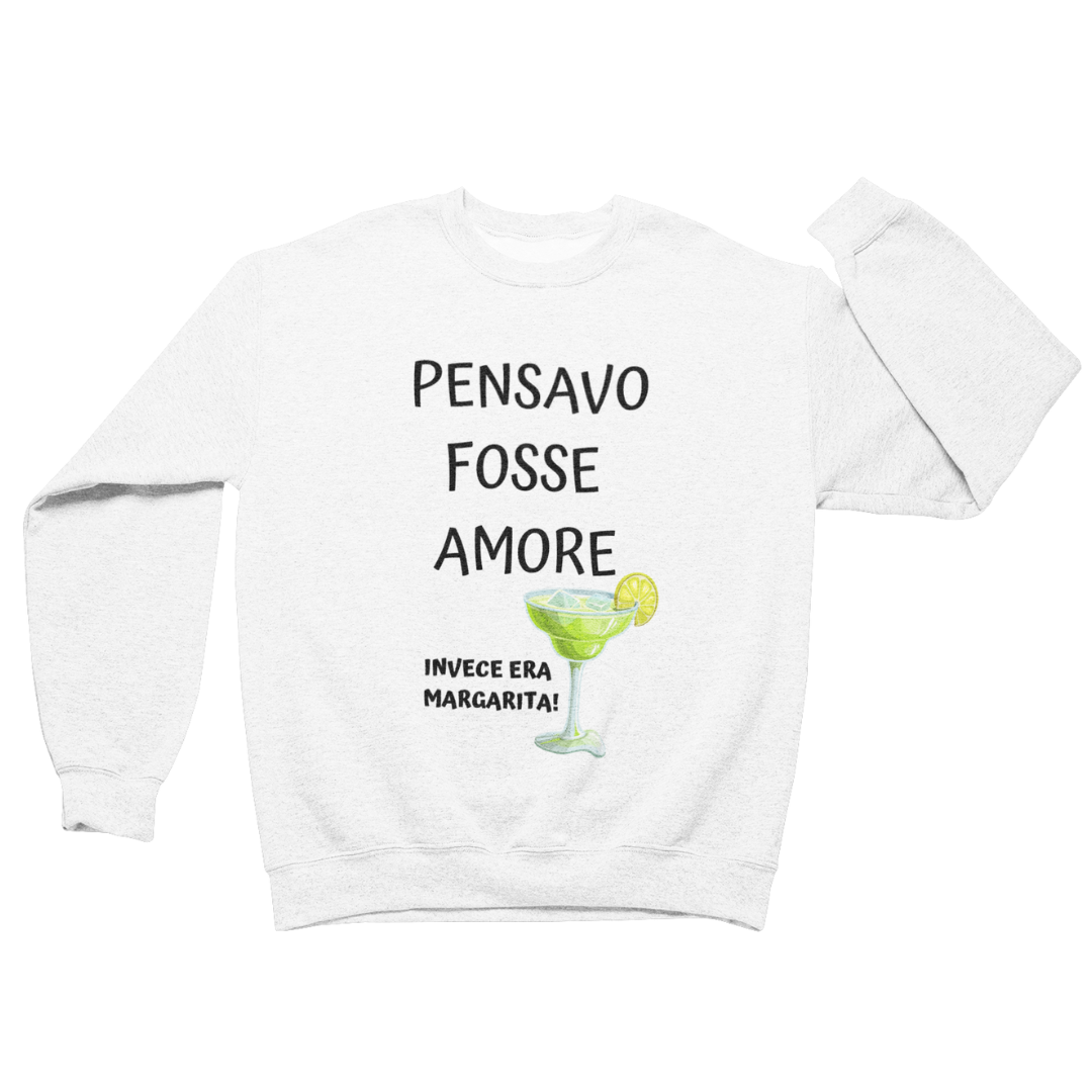 Felpa Girocollo Uomo "Pensavo fosse amore"