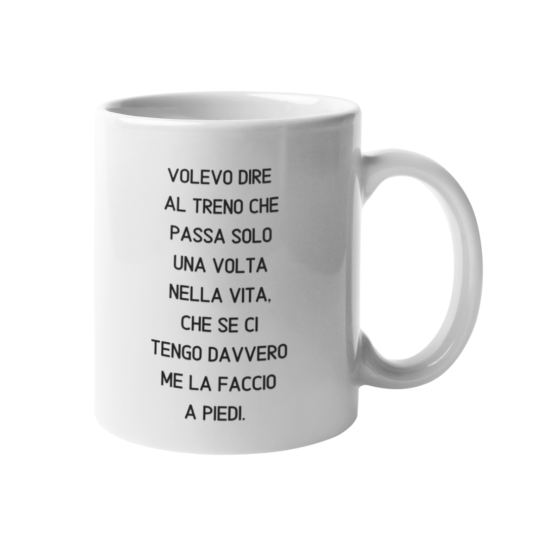 Tazza "Volevo dire al treno"