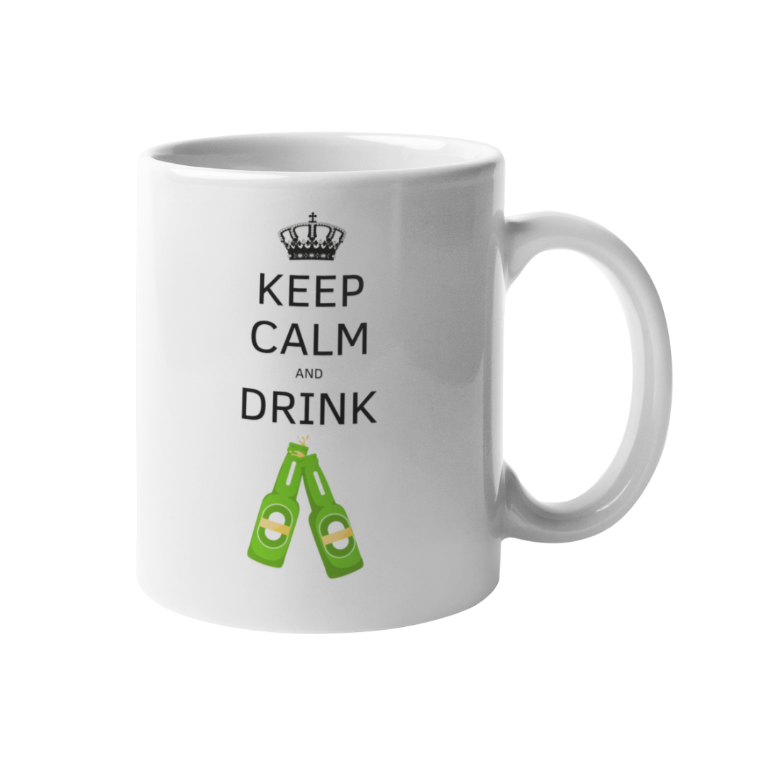 Tazza "Keep calm and drink beer"