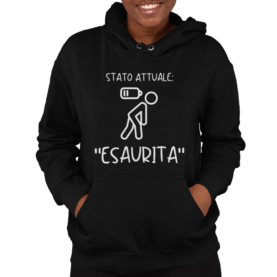 Felpa con Cappuccio Donna "Stato attuale: ESAURITA"