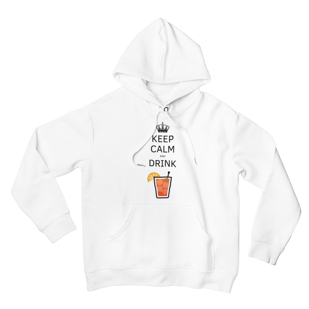 Felpa con Cappuccio Uomo "Keep calm and drink spritz"