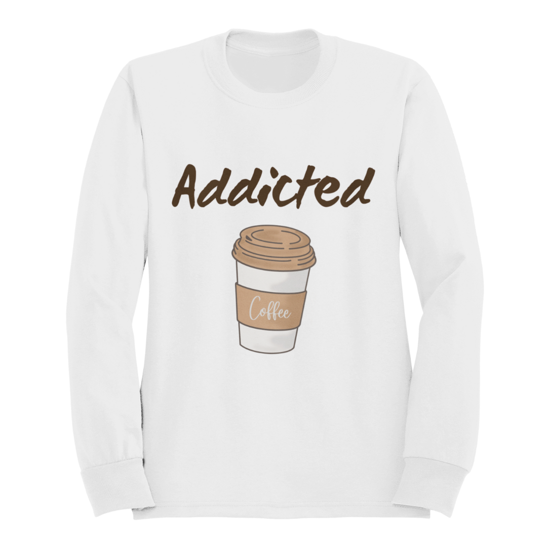 Felpa Girocollo Donna "Addicted"