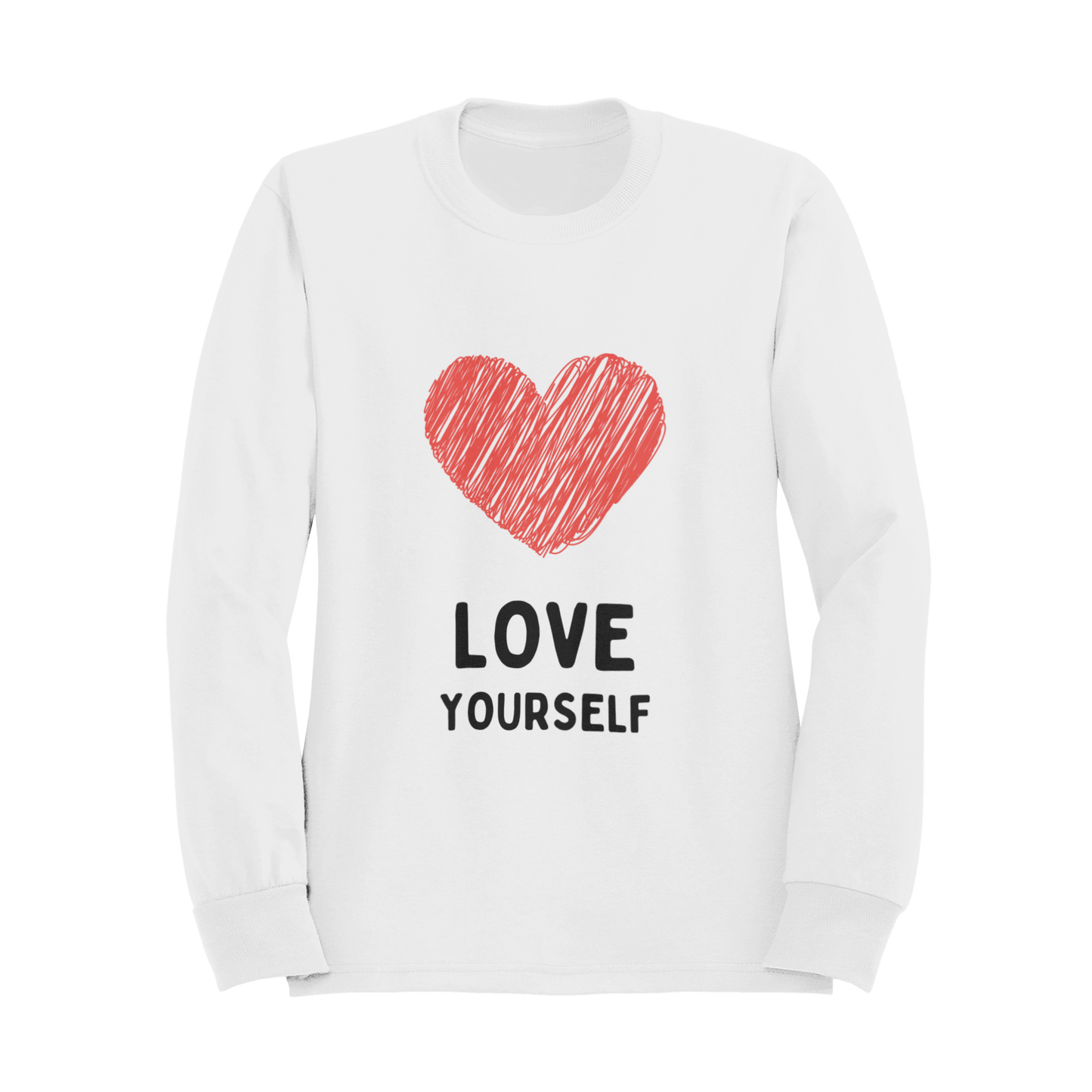 Felpa Girocollo Donna "LOVE YOURSELF"