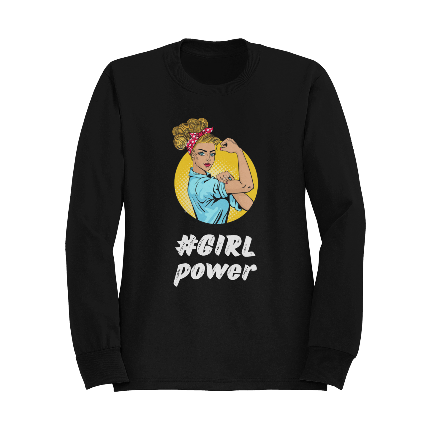 Felpa Girocollo Donna "GIRL Power"