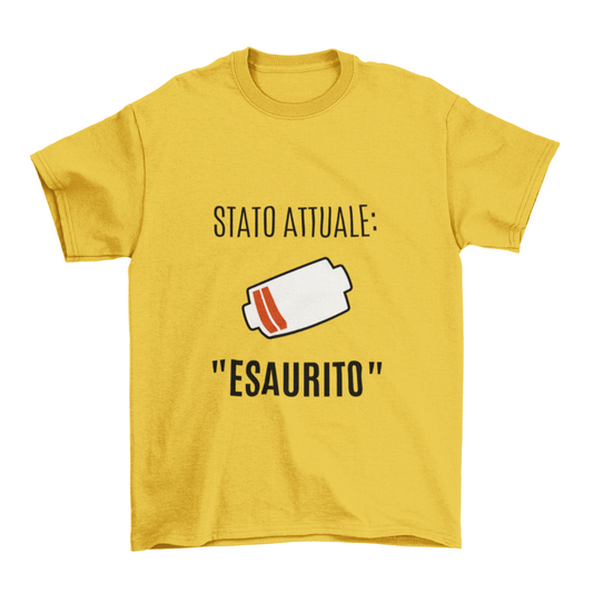 Maglietta Uomo "Stato attuale esaurito"
