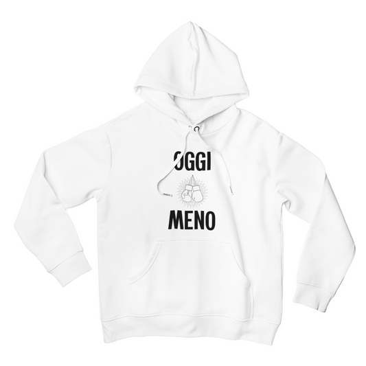 Felpa con Cappuccio Uomo "Oggi meno"