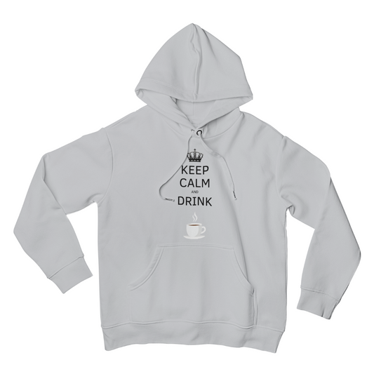 Felpa con Cappuccio Uomo "Keep calm and drink coffee"