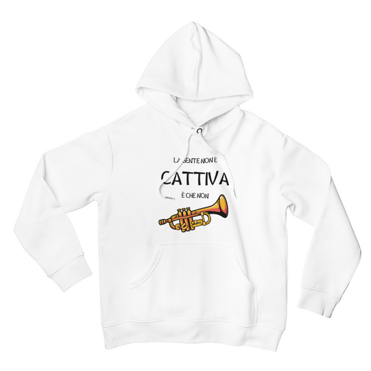 Felpa con Cappuccio Uomo "La gente non è cattiva"