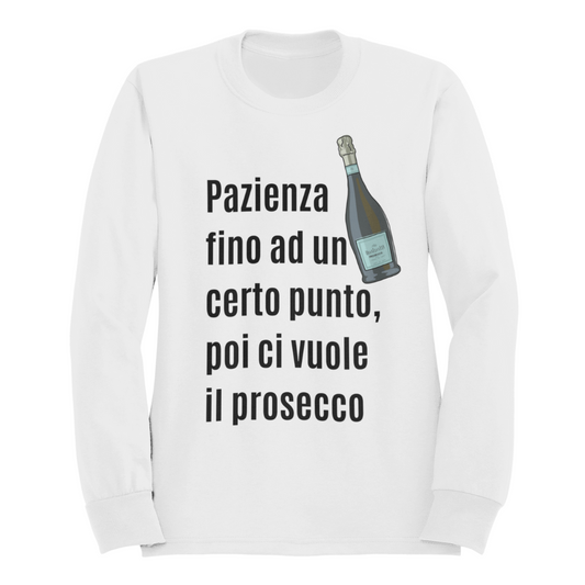 Felpa Girocollo Donna "Pazienza fino ad un certo punto"