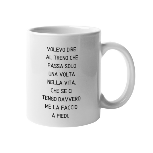 Tazza "Volevo dire al treno"