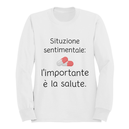 Felpa Girocollo Donna "Situazione sentimentale"