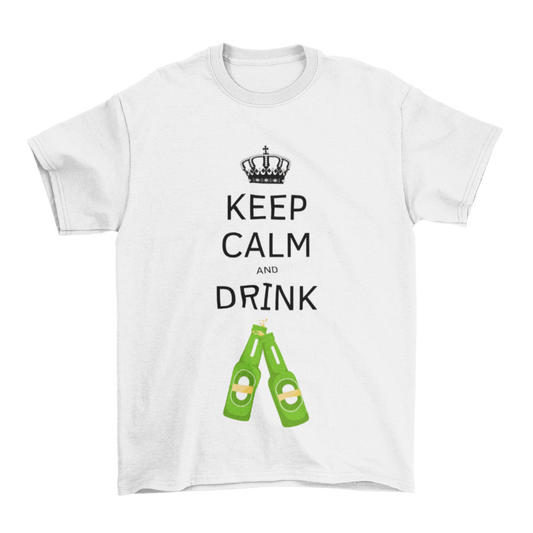 Maglietta Uomo "Keep calm and drink birra"
