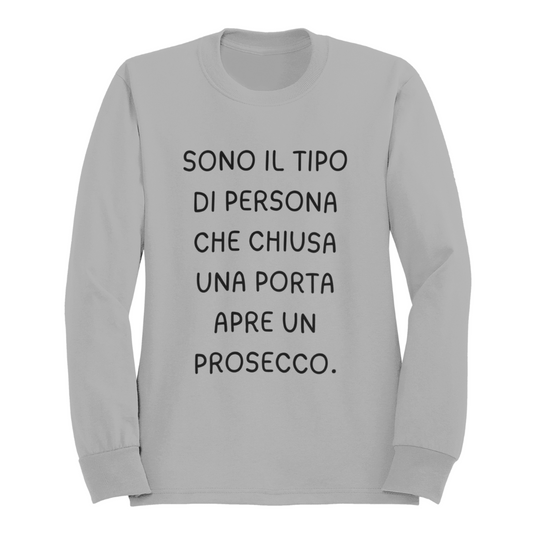 Felpa Girocollo Donna "Sono il tipo di persona"