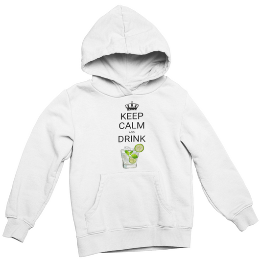 Felpa con Cappuccio Donna "Keep calm and drink mojito"