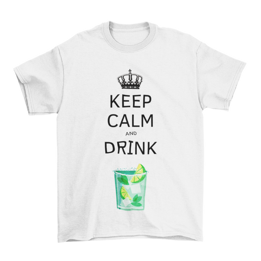 Maglietta Uomo "Keep calm and drink mojito"