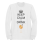 Felpa Girocollo Donna "Keep calm and drink spritz"