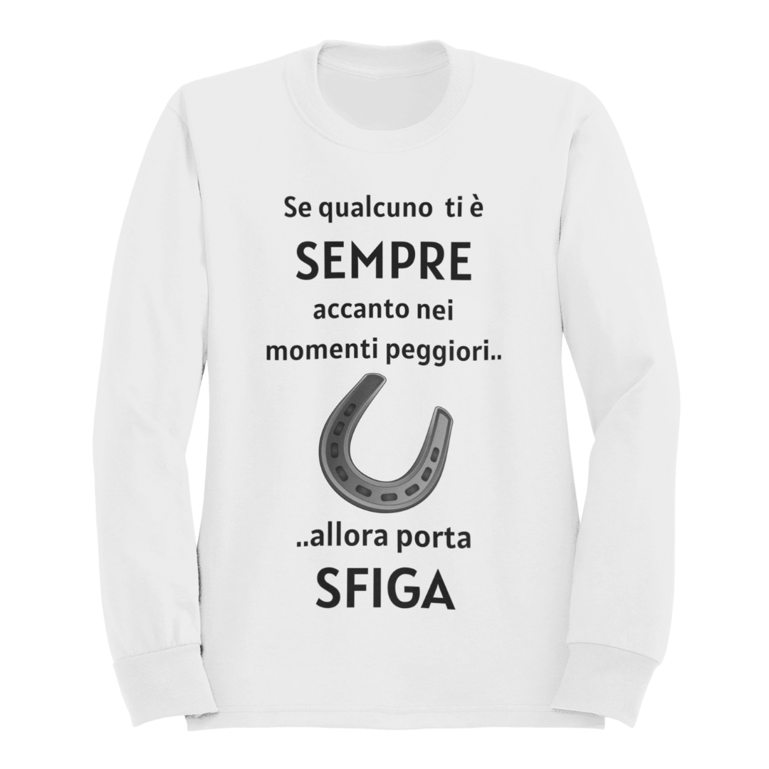 Felpa Girocollo Donna "Se qualcuno ti è sempre accanto"