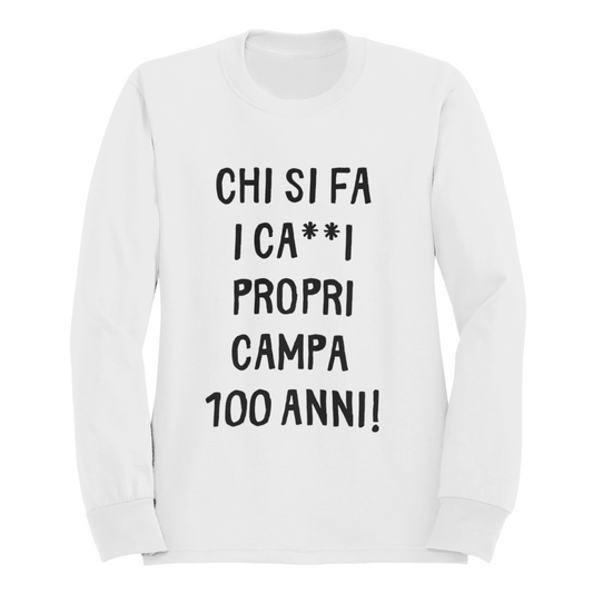 Felpa Girocollo Donna "Chi si fa i ca**i propri"