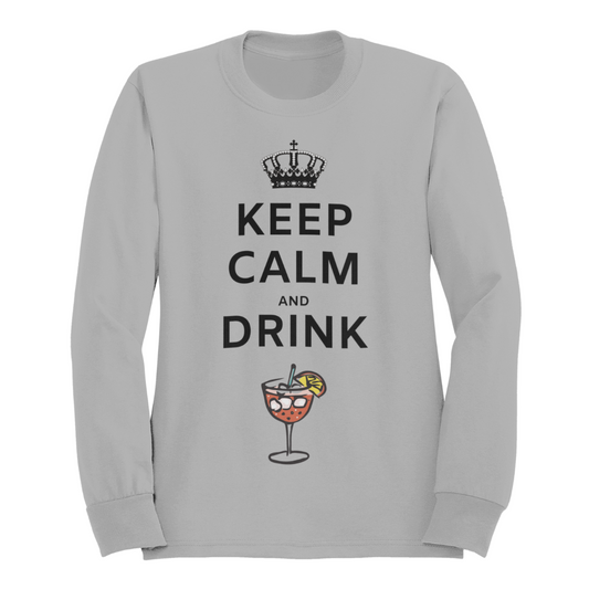Felpa Girocollo Donna "Keep calm and drink spritz"