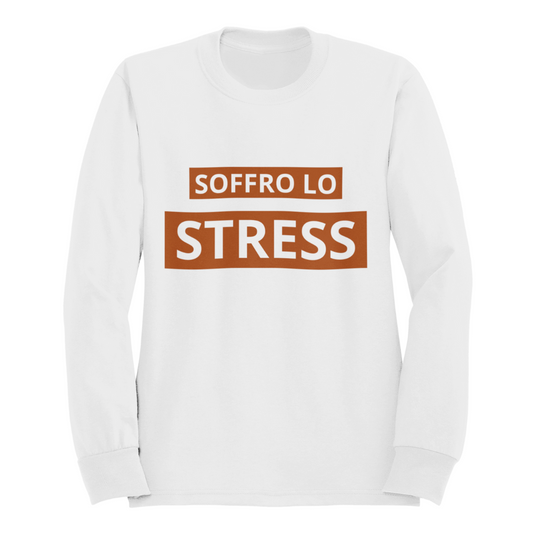 Felpa Girocollo Donna "Soffro lo stress"