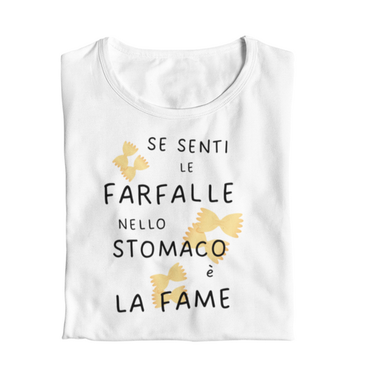 Maglietta Donna "Farfalle nello stomaco"