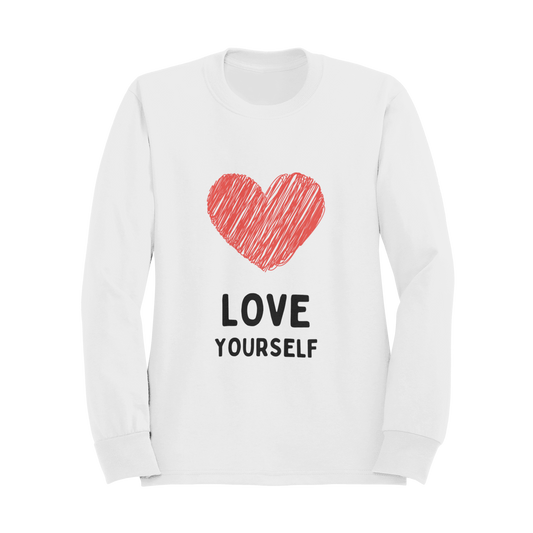 Felpa Girocollo Donna "LOVE YOURSELF"