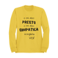 Felpa Girocollo Donna "O mi alzo presto"