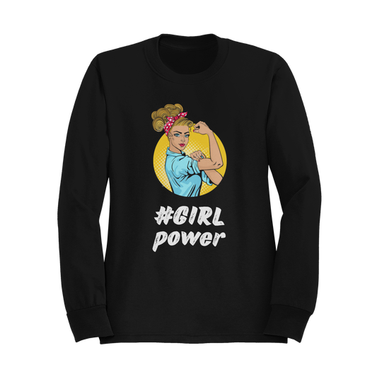 Felpa Girocollo Donna "GIRL Power"