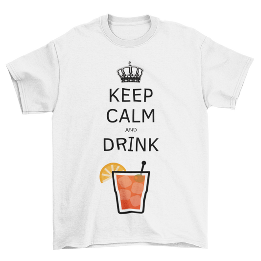 Maglietta Uomo "Kip calm and drink spritz"